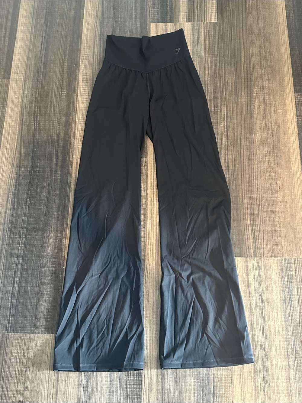 Gymshark Black Wide Leg Leggings/Yoga Pants
